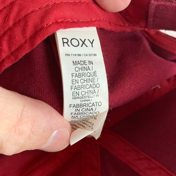 Roxy Womens Maroon Relaxed Fit Strapback Adjustable Hat - Picture 5 of 5